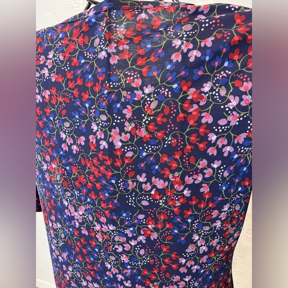 New Lularoe Julia dress Purple floral print 3X Plus - Picture 4 of 5